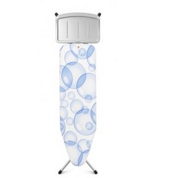 Brabantia Asse da Stiro B 124x38 cm - Per Caldaia a Vapore con Fodera PerfectFlow Multistrato e Supporto in Metallo Regolabile
