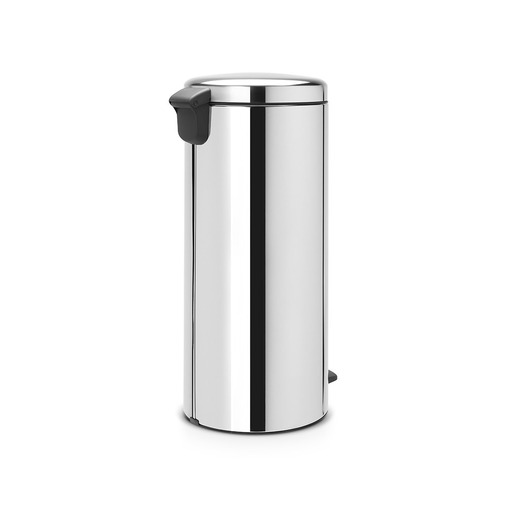 Brabantia NewIcon Pattumiera a Pedale 30 Litri in Acciaio Inox Lucido con Chiusura Silenziosa e Anti-Odori