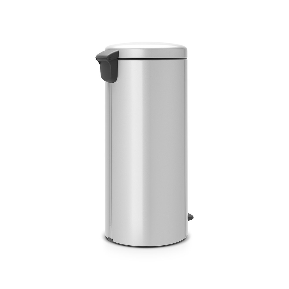Brabantia NewIcon Pattumiera a Pedale Grigia 30L con Chiusura Ammortizzata e Secchio Interno Rimovibile