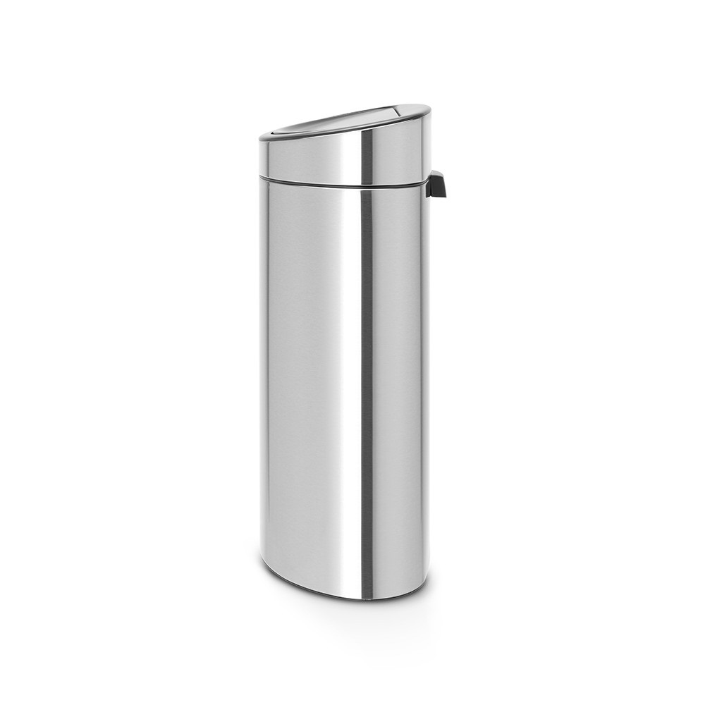 Brabantia Touch Bin New Pattumiera 40 L Inox Satinato Anti-Impronte con Apertura Soft Touch e Design Salva-Spazio