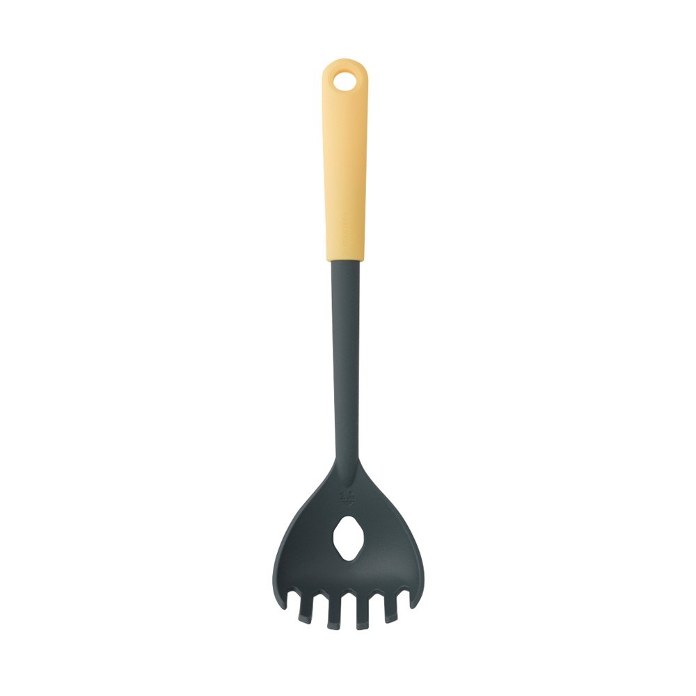 Brabantia Tasty Cucchiaio per Spaghetti e Dosatore 2-in-1 in Nylon Termoresistente Vanilla Yellow
