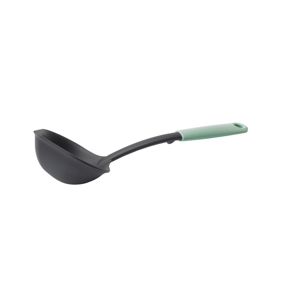 Brabantia Tasty Mestolo e Raccoglitutto Jade Green - Nylon Termoresistente, 2-in-1, Adatto per Destri e Mancini