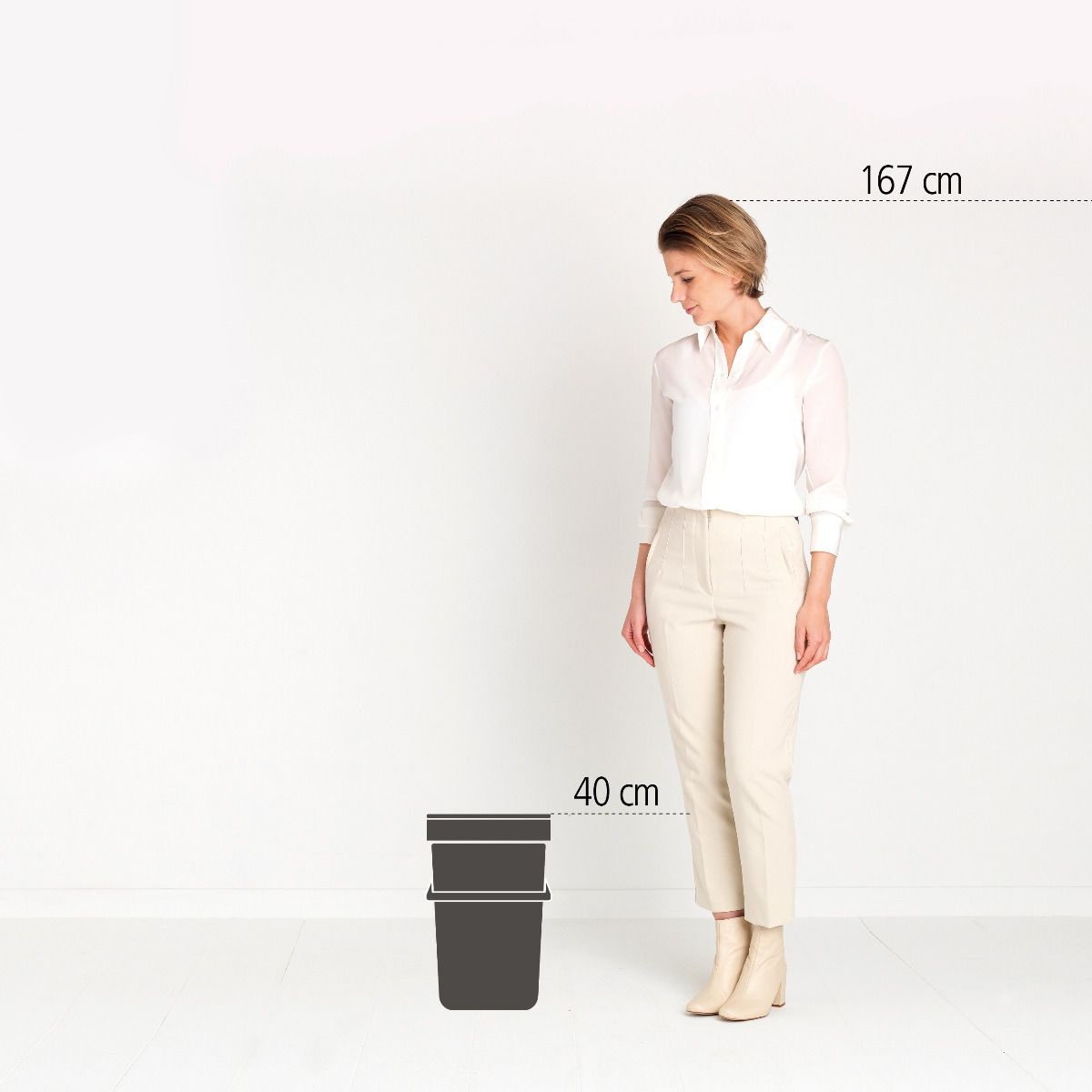 Brabantia Sort & Go 25 L 1 cestello/i Verde