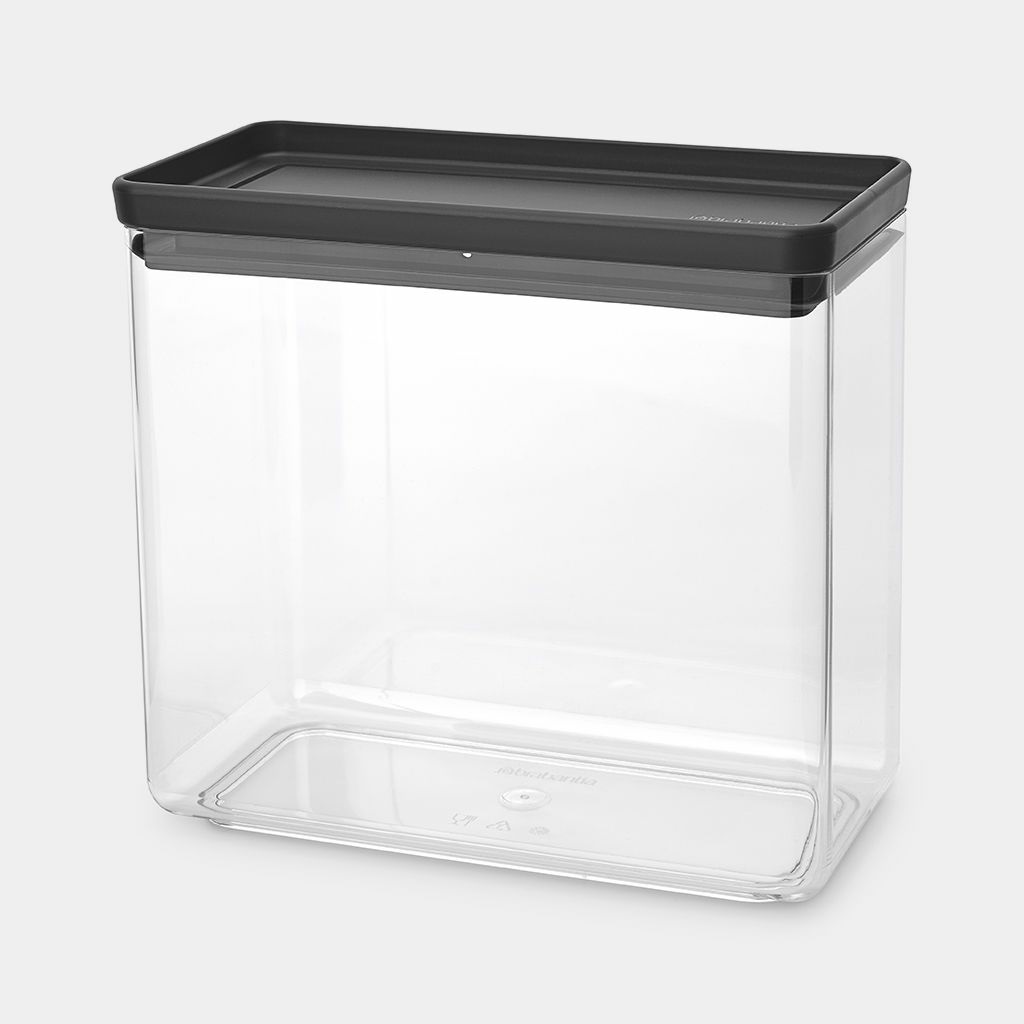 Brabantia Tasty+ Rettangolare Contenitore 3,5 L Grigio, Trasparente 1 pz