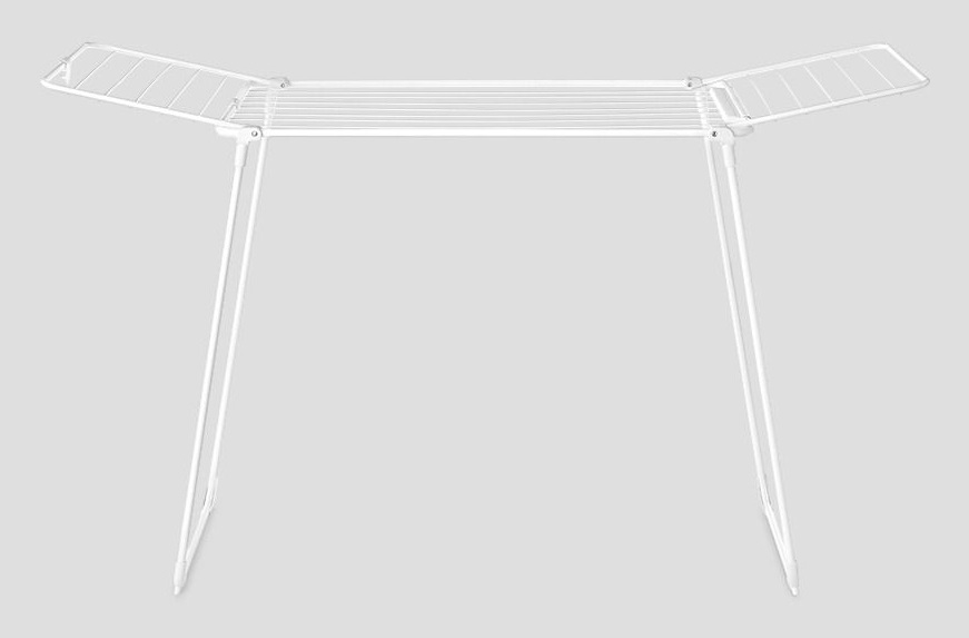 Brabantia HangOn - Stendibiancheria da 18 metri, grande capacità e supporto pieghevole