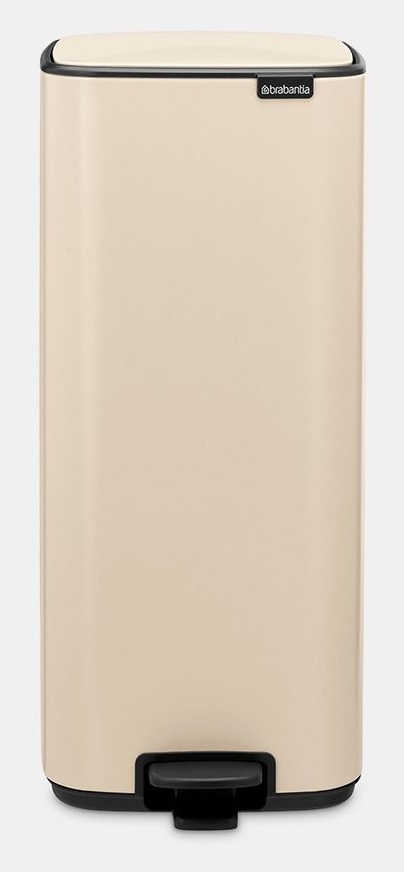 Brabantia Bo Pedal Bin 30 L Rettangolare Acciaio Beige