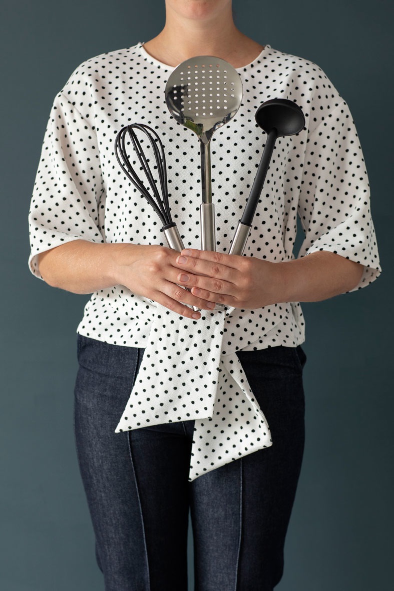 Brabantia Frusta Grande Antiaderente in Nylon e Acciaio Inox - Termoresistente fino a 220°C, Lavabile in Lavastoviglie