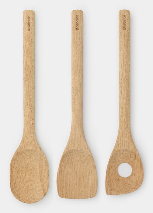 Brabantia 260681 cucchiaio Cucchiaio da cottura Legno 3 pz