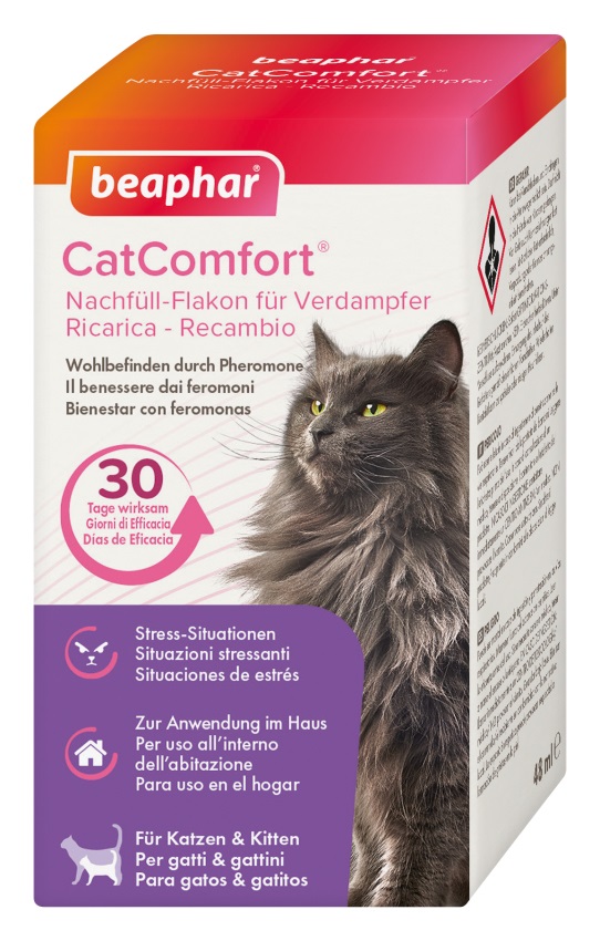 Beaphar Cat Comfort Excellence Ricarica 48 ml - Soluzione Calmante per Gatti e Gattini