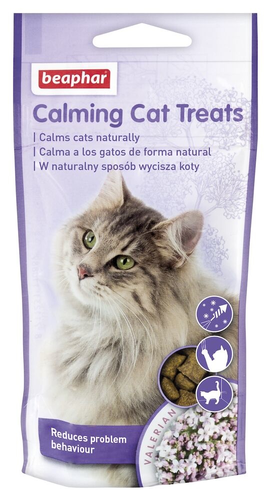 Beaphar Calming Cat Treats - Snack per gatti 35 g per la riduzione dell'ansia