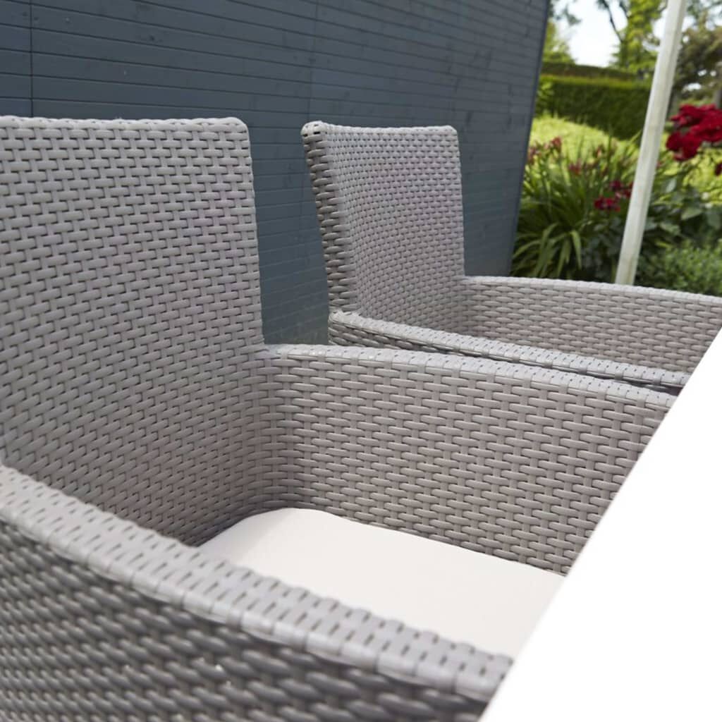 Keter Poltrona Iowa Cappuccino con Cuscino - Dimensioni 60x62x89 cm - Rattan Sintetico