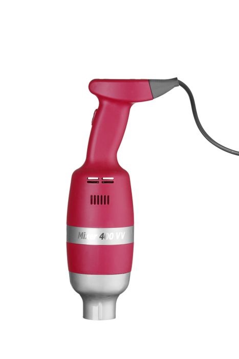 Hendi Mixer A Immersione Profi Line 400 W - Velocità Regolabile, Struttura in Fibra di Nylon Rinforzata, Asta e Lama in Acciaio Inox, Set con Rastrelliera e Attacco per Frusta