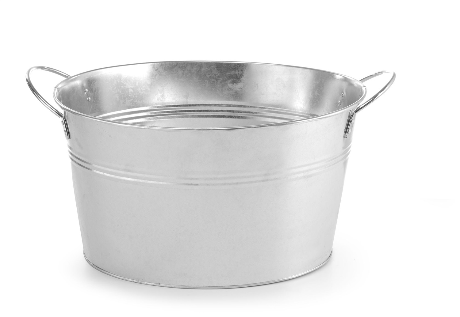 Hendi Vasca per Ghiaccio 425992 - 400x330x(h)220mm in Lamiera d'Acciaio Zincata con Aspetto Rustico