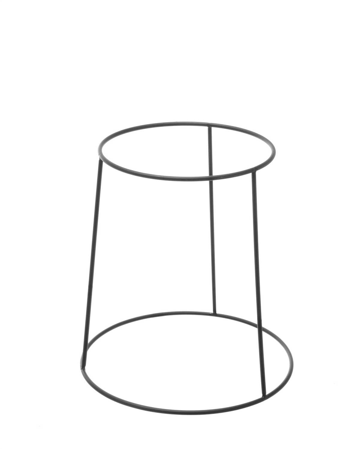 Hendi Alzatina Ø 28 cm in filo nero per presentazione buffet - altezza 26,5 cm