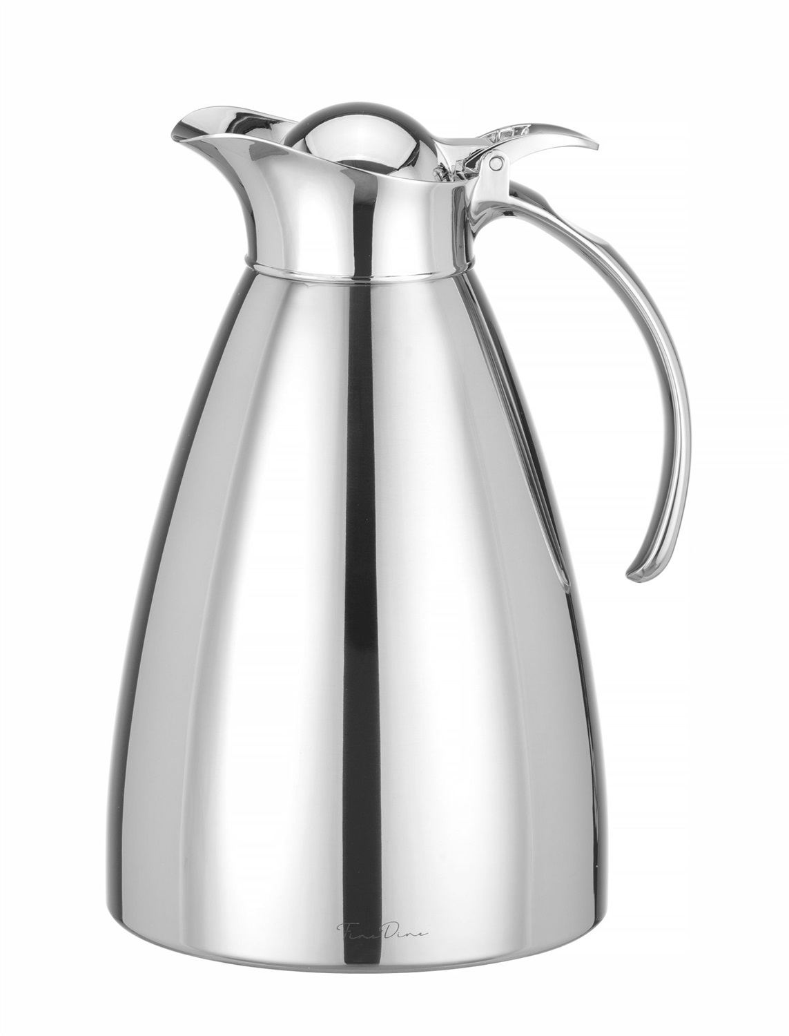 Hendi 445839 Bricco per Latte/Panna in Acciaio Inox Cromato - Caraffa Termica da 1.5L con Doppia Parete Sotto Vuoto e Alto Isolamento Termico