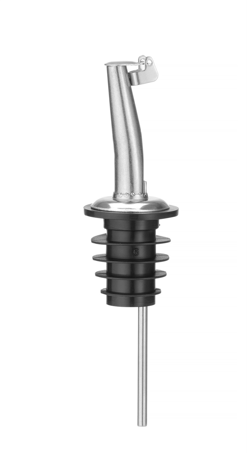 Hendi 599334 Versatore Lento per Vino in Acciaio Inossidabile con Tappo in Gomma - 6 Pezzi