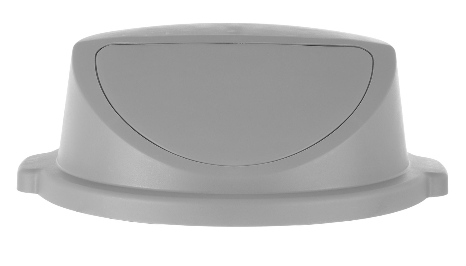 AmerBox Coperchio a pressione per bidone rotondo in plastica grigio chiaro, ø580x(H)190mm, adatto per 691038