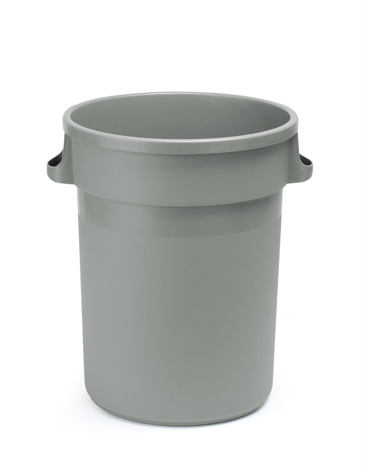 AmerBox Bidone per Rifiuti 80L Rotondo in Polipropilene - Design Salvaspazio e Facile da Pulire