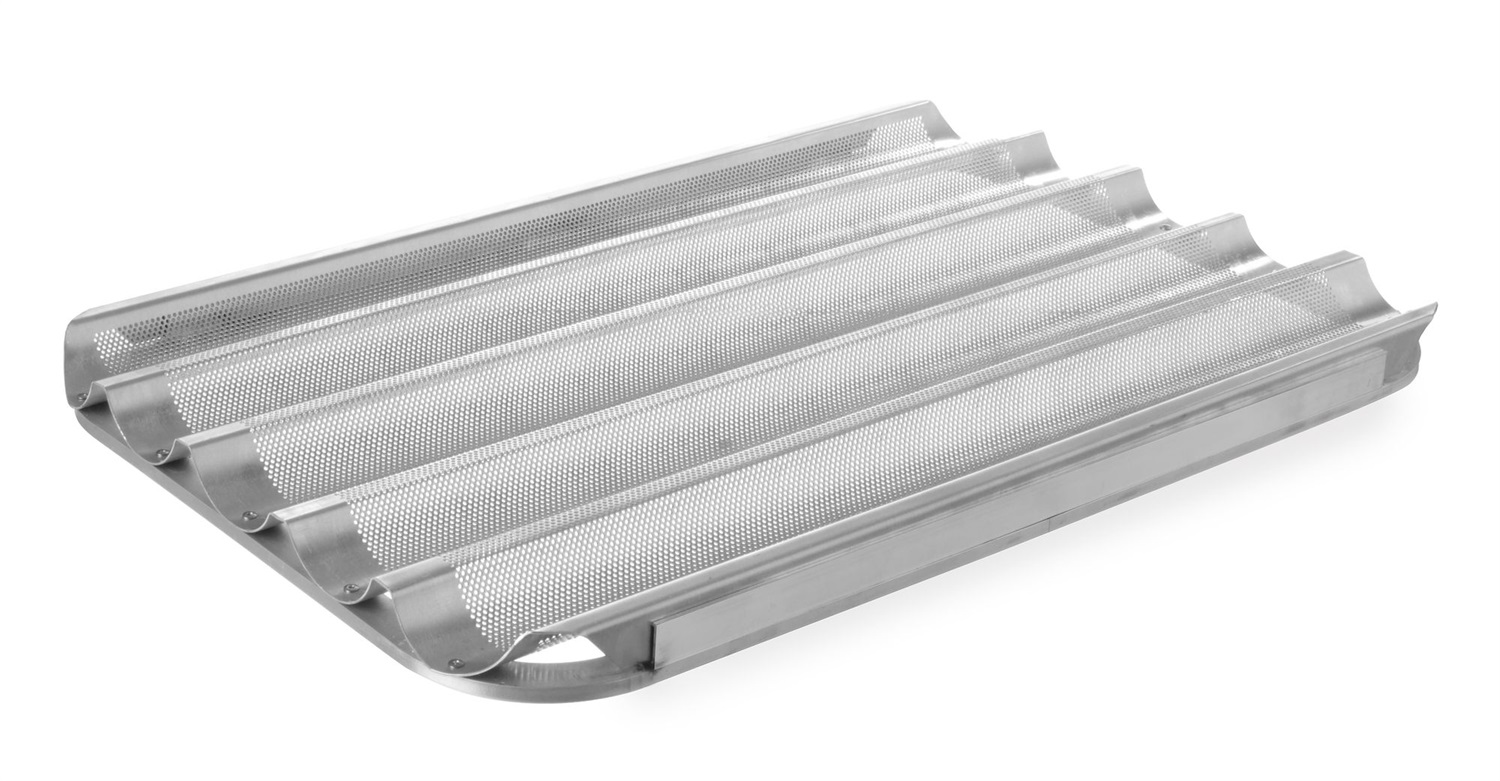Hendi Vassoio per Baguettes 808238 in Alluminio Forato per 5 Baguettes