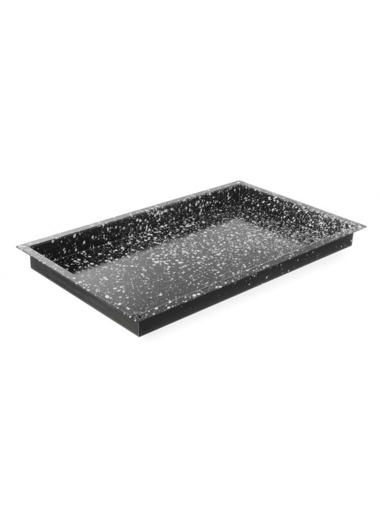 Hendi Teglia Gastronorm Smaltata 890240 - GN 1/1, Acciaio Resistente al Calore fino a 300 °C per Forni Professionali e Domestici