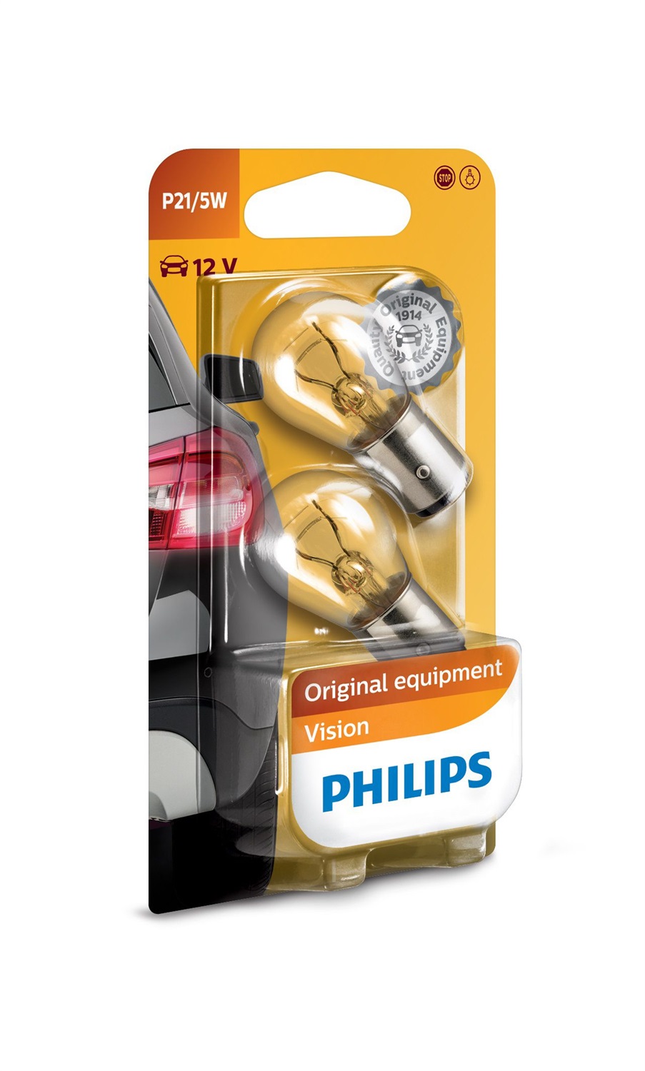 PHILIPS Lampadina a Incandescenza 12499B2 12V 21/5W per Interni e Segnalazione - Alta Qualità e Design Elegante