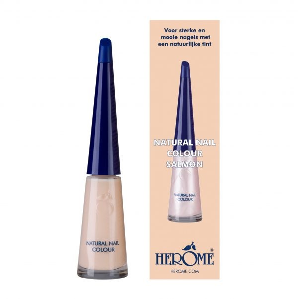 Herome Multi Nail Cover Smalto per Unghie 10 ml con Effetto Rinforzante - Colore Naturale Salmone