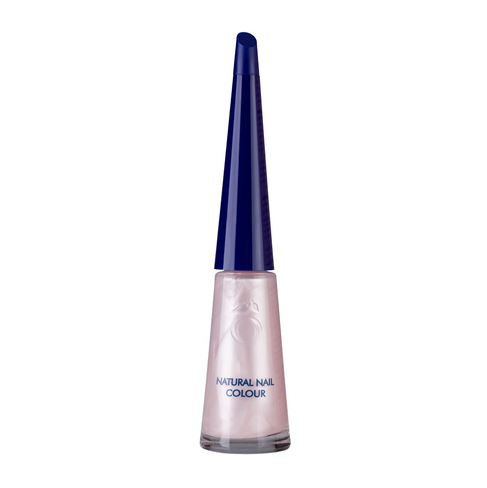 Herome Natural Nail Colour Glamour 10ml - Smalto per Unghie Rinforzante Colore Salmone Glitterato