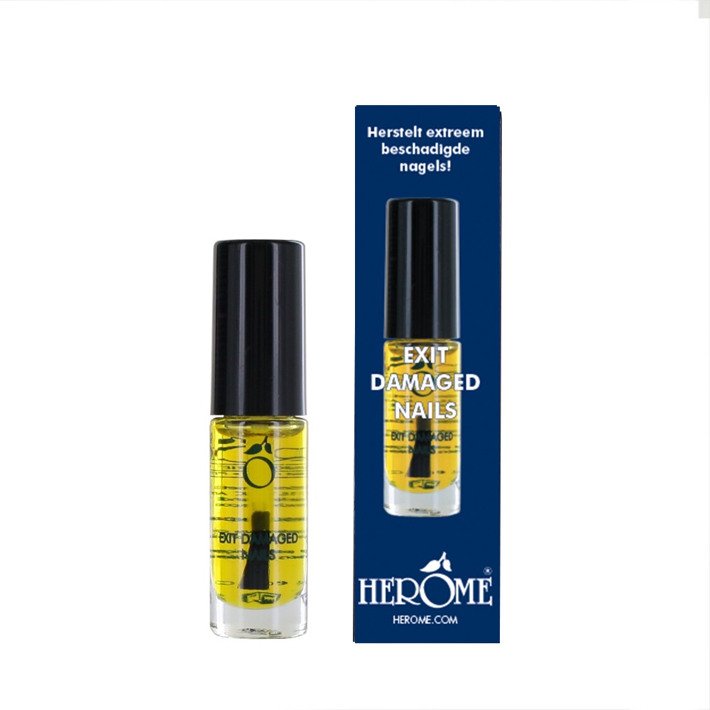Herome Olio Rinforzante Unghie Extra Forte 7 ml - Ripara Unghie Estremamente Danneggiate e Fragili