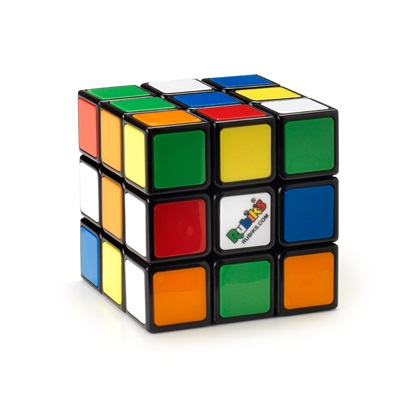 Goliath Cubo di Rubik 3x3 - Con piedistallo, 9x12,5x6,5 cm, per 1 giocatore, età 8 , tempo di gioco illimitato