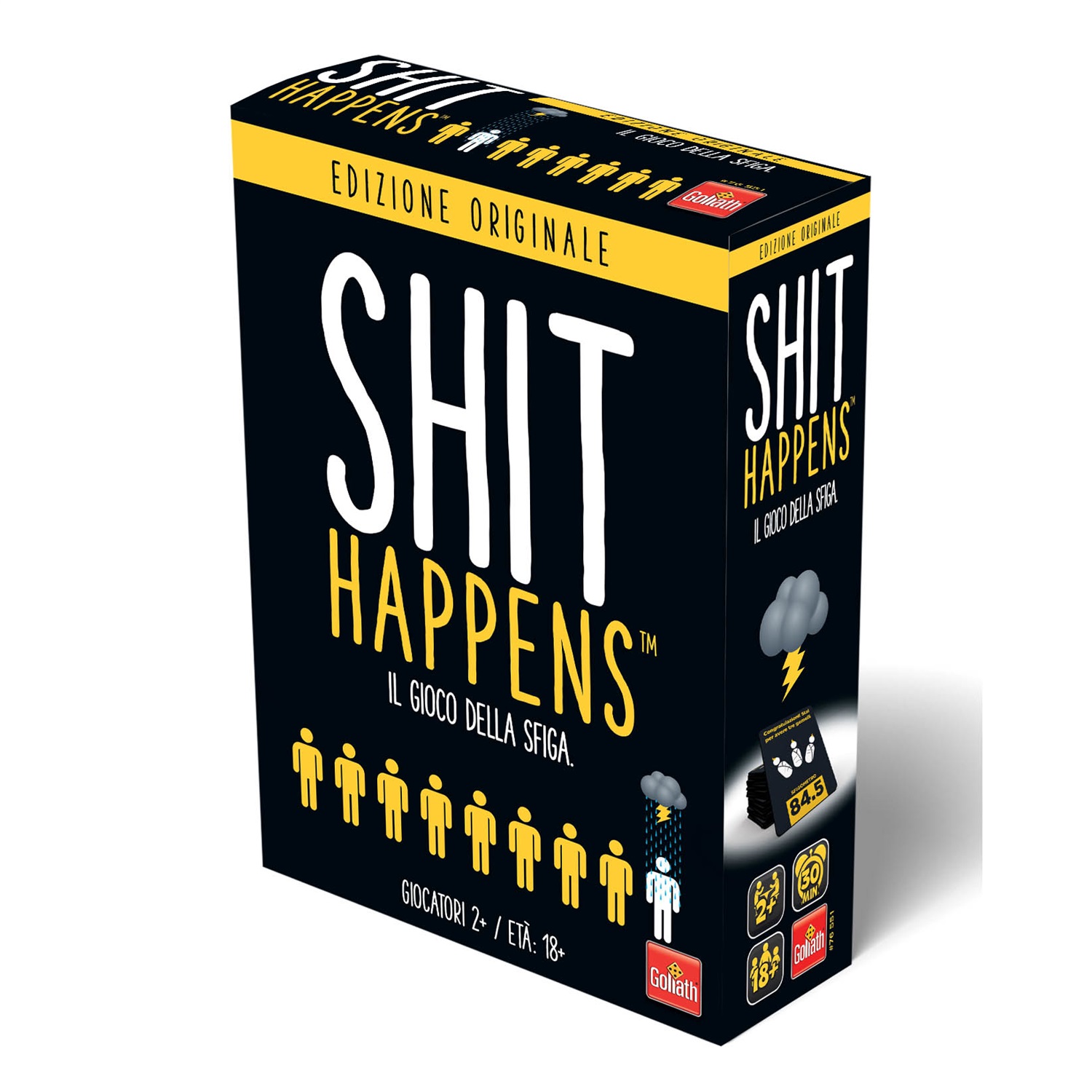 Goliath Shit Happens - Gioco di Carte Divertente per Feste, Italiano, 30 min, Dai 18 Anni, 200 Carte