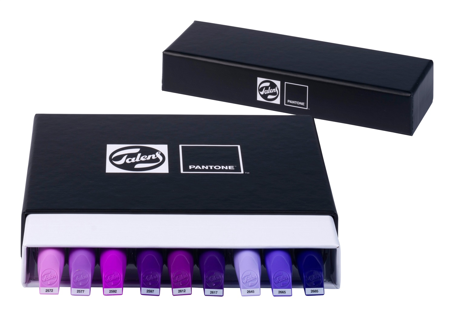 Talens Set Marker Pantone - 9 tonalità viola con doppia punta e inchiostro pigmentato