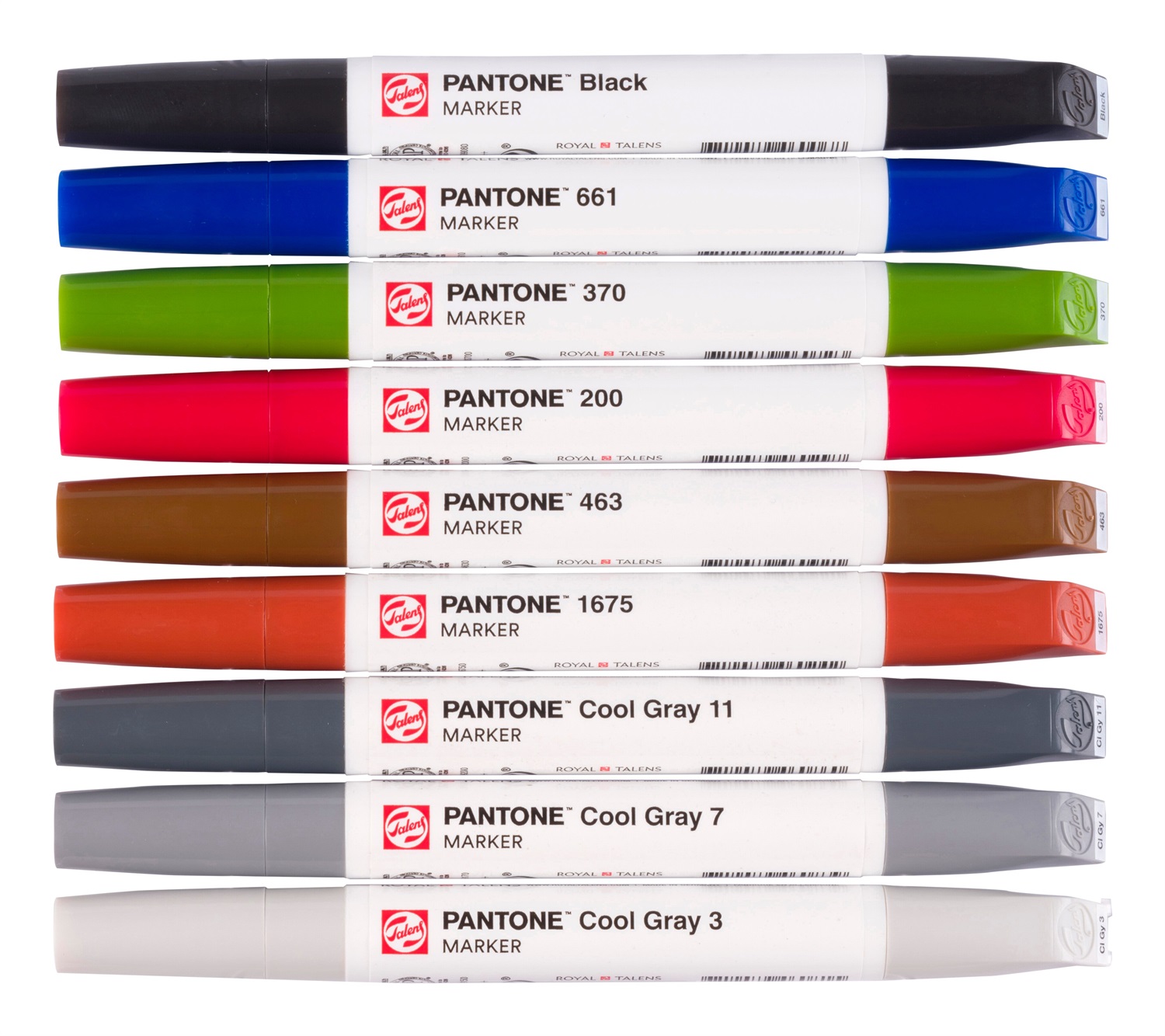 Talens Pantone Set di 9 Marcatori City - Pennarelli a Doppia Punta con Inchiostro Pigmentato a Base d'Acqua