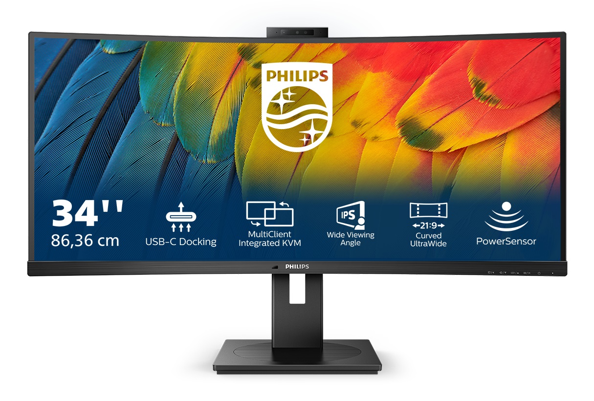 Philips 5000 Series 34B1U5600CH/00 Monitor Curvo LED 34