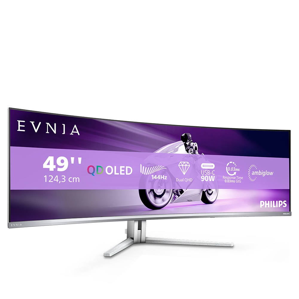 Philips Evnia 8000 49M2C8900L/00 Monitor Curvo OLED Gaming 49