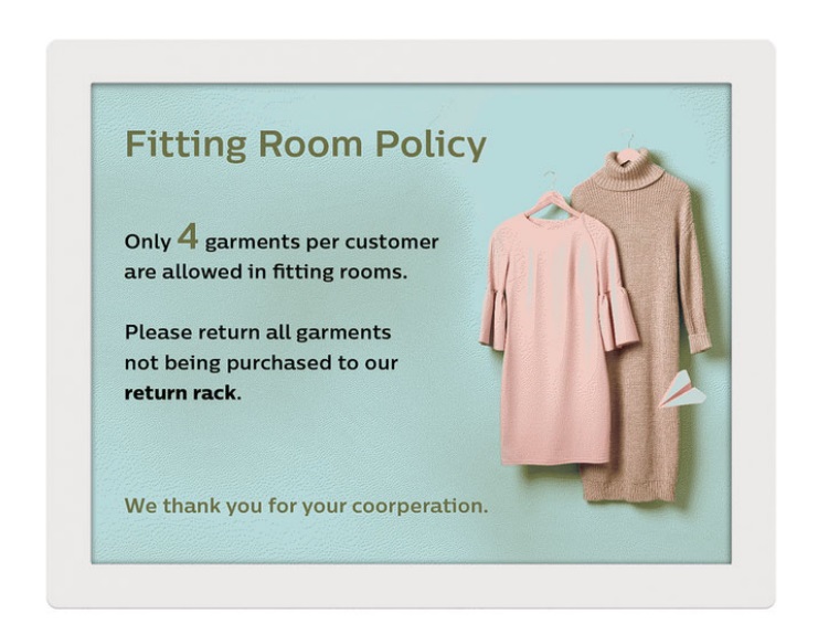 Philips 13BDL4150IW Pannello Piatto per Segnaletica Digitale 33 cm (13