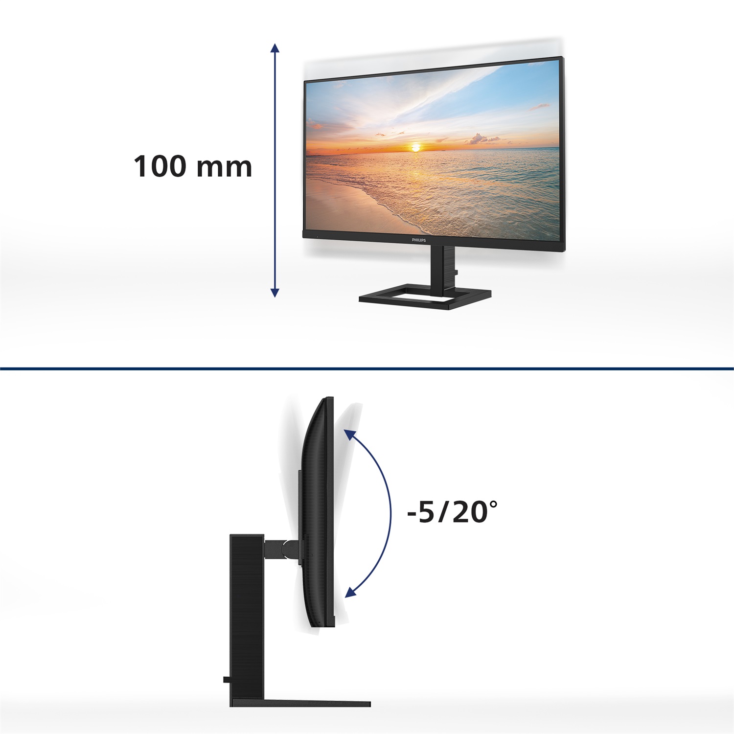Philips 27E1N1800AE Monitor PC 27
