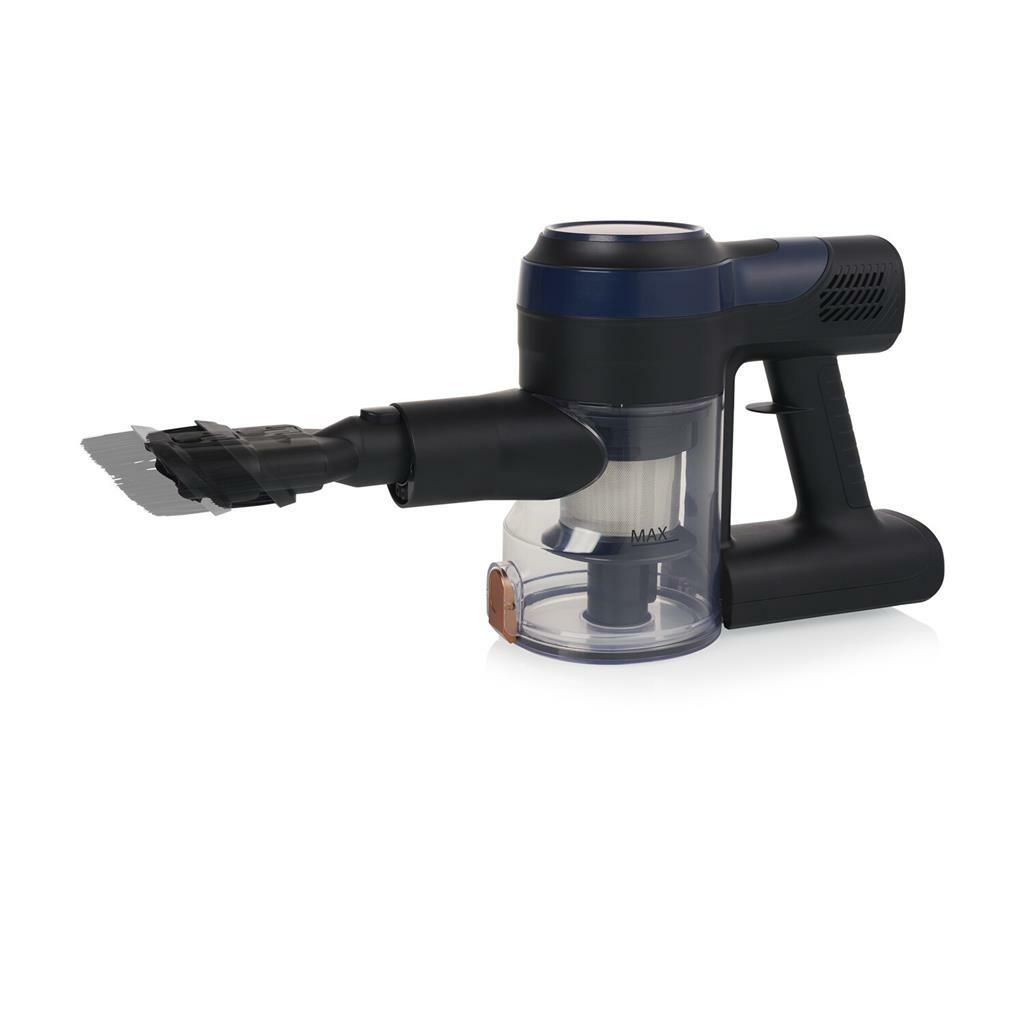 TRISTAR Scopa Elettrica Senza Filo SZ-2380 - Potenza 150W, Autonomia 40 Minuti, Colore Antracite, Sistema di Filtraggio HEPA