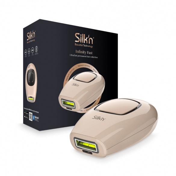 Silk'n Infinity Fast - Epilatore a Luce Pulsata eHPL per Corpo e Viso, 600k Flash, Adatto a Tutti i Toni di Pelle, Ultrarapido