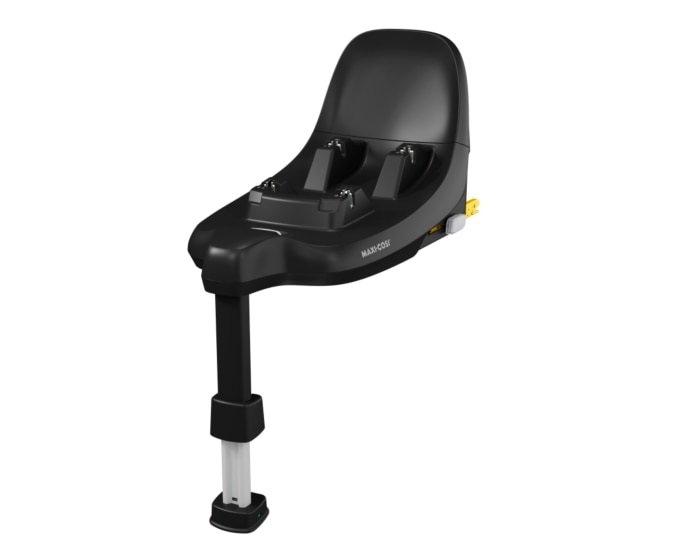 Maxi-Cosi FamilyFix S - Base seggiolino auto ISOFIX per Pebble S e Pearl S, 0-4 anni, 0-18 kg, i-Size, installazione Click & Go, colore Nero