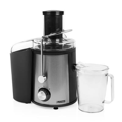 Princess 203040 Centrifuga Professionale in Acciaio Inox, 700 W, Argento - Ampio tubo di ingresso e componenti lavabili in lavastoviglie