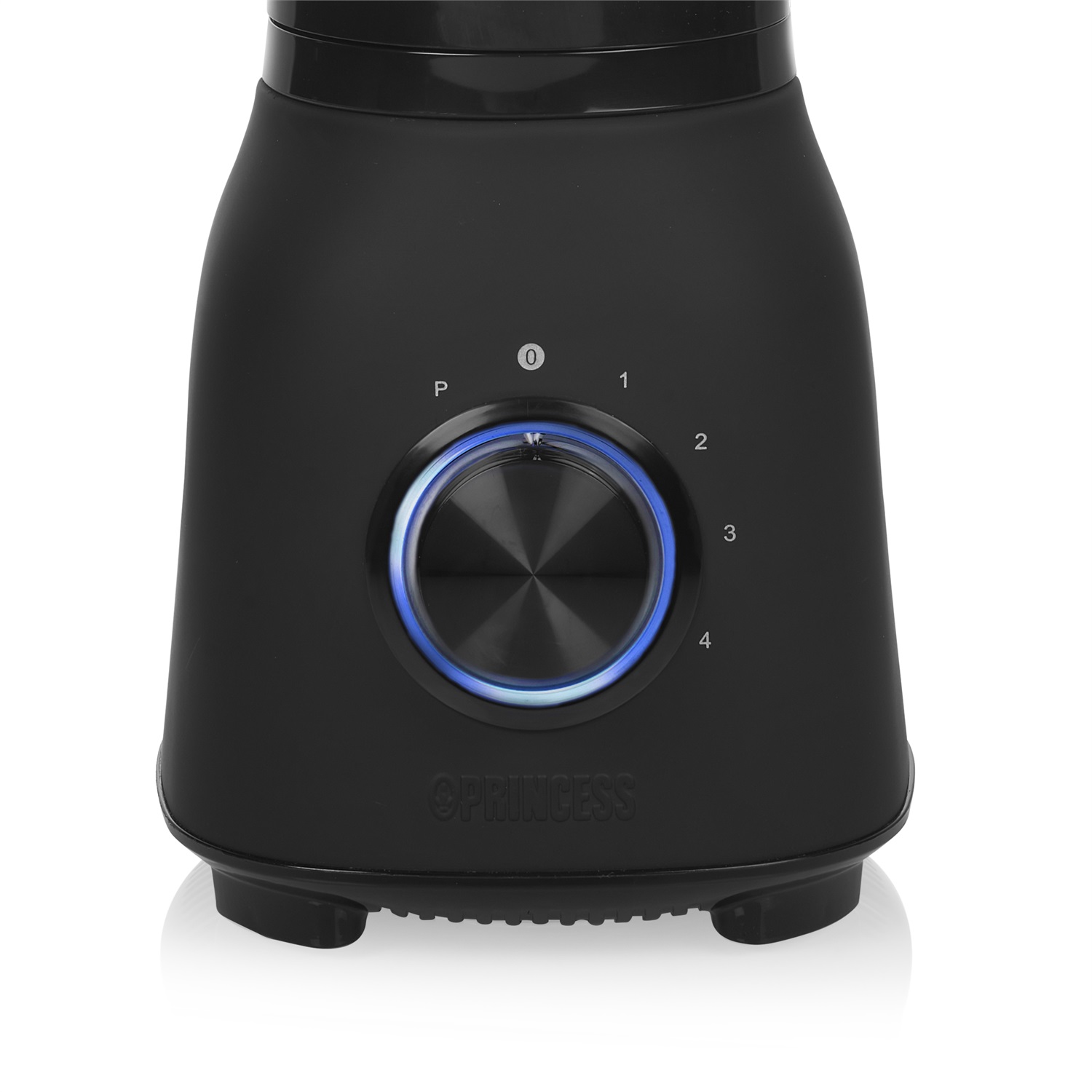 Princess Frullatore Elettrico Black Steel, 1000 W, 1.5 Litri, Acciaio Inossidabile, 4 Velocità, Nero