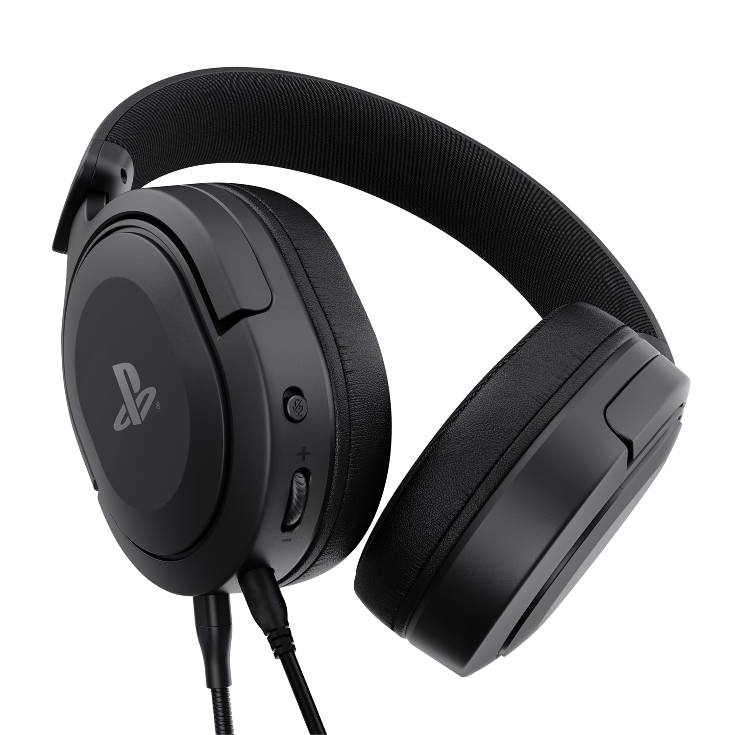 Trust GXT 498 Forta Auricolare Cablato Gaming Nero - Licenza Ufficiale PS5, Over-Ear, Microfono Removibile, Driver 50 mm