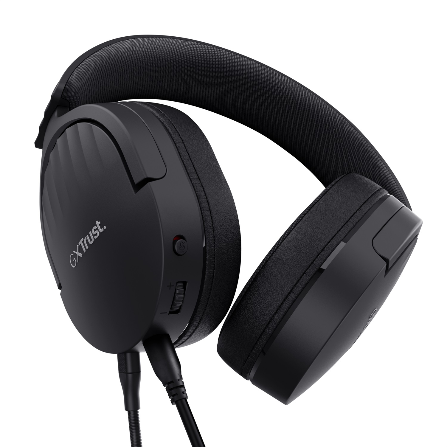 Trust GXT 489 FAYZO Cuffie Gaming Over-Ear Cablato con Microfono, 20-20000 Hz, 1.2m, Nero, Compatibili con PC e Console