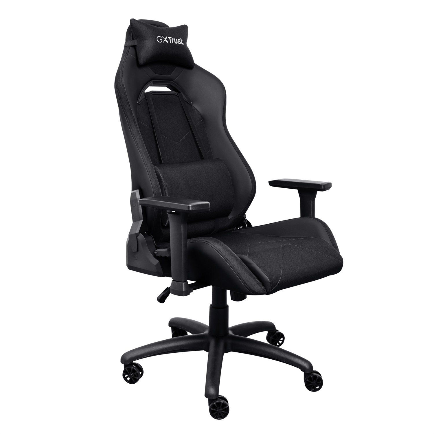 Trust GXT 714 RUYA Sedia Gaming Universale Nero - Braccioli 3D, Schienale Regolabile, Altezza Regolabile, Peso Massimo 150 kg
