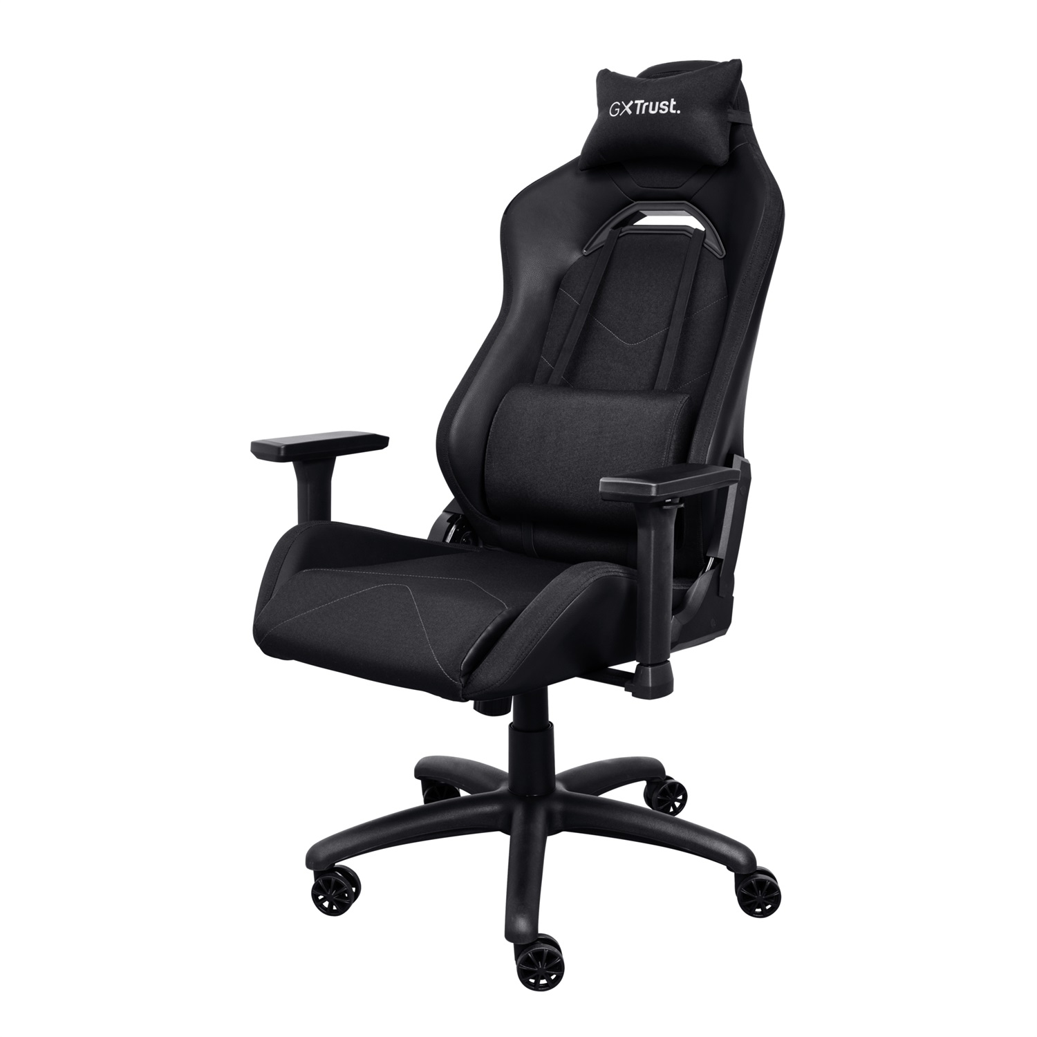 Trust GXT 714 RUYA Sedia Gaming Universale Nero - Braccioli 3D, Schienale Regolabile, Altezza Regolabile, Peso Massimo 150 kg