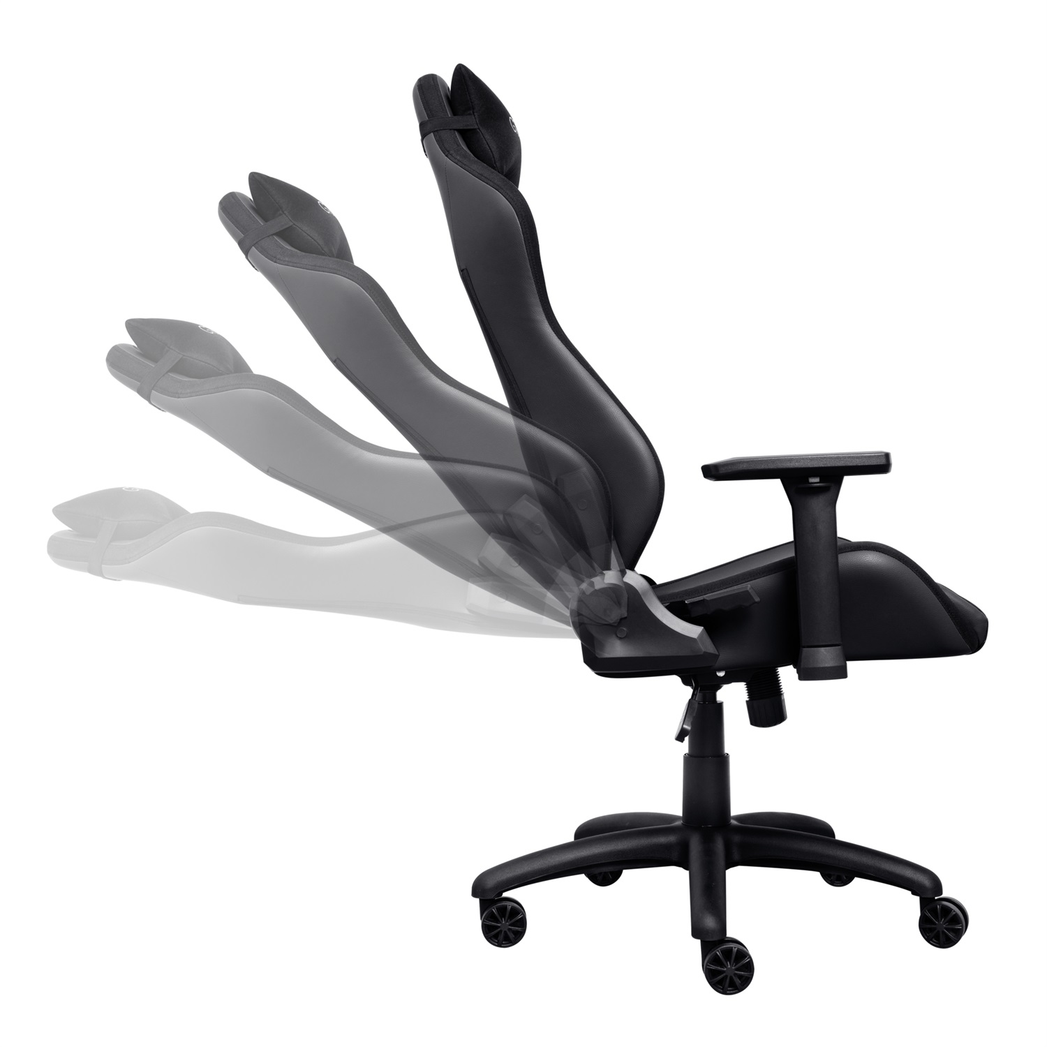 Trust GXT 714 RUYA Sedia Gaming Universale Nero - Braccioli 3D, Schienale Regolabile, Altezza Regolabile, Peso Massimo 150 kg