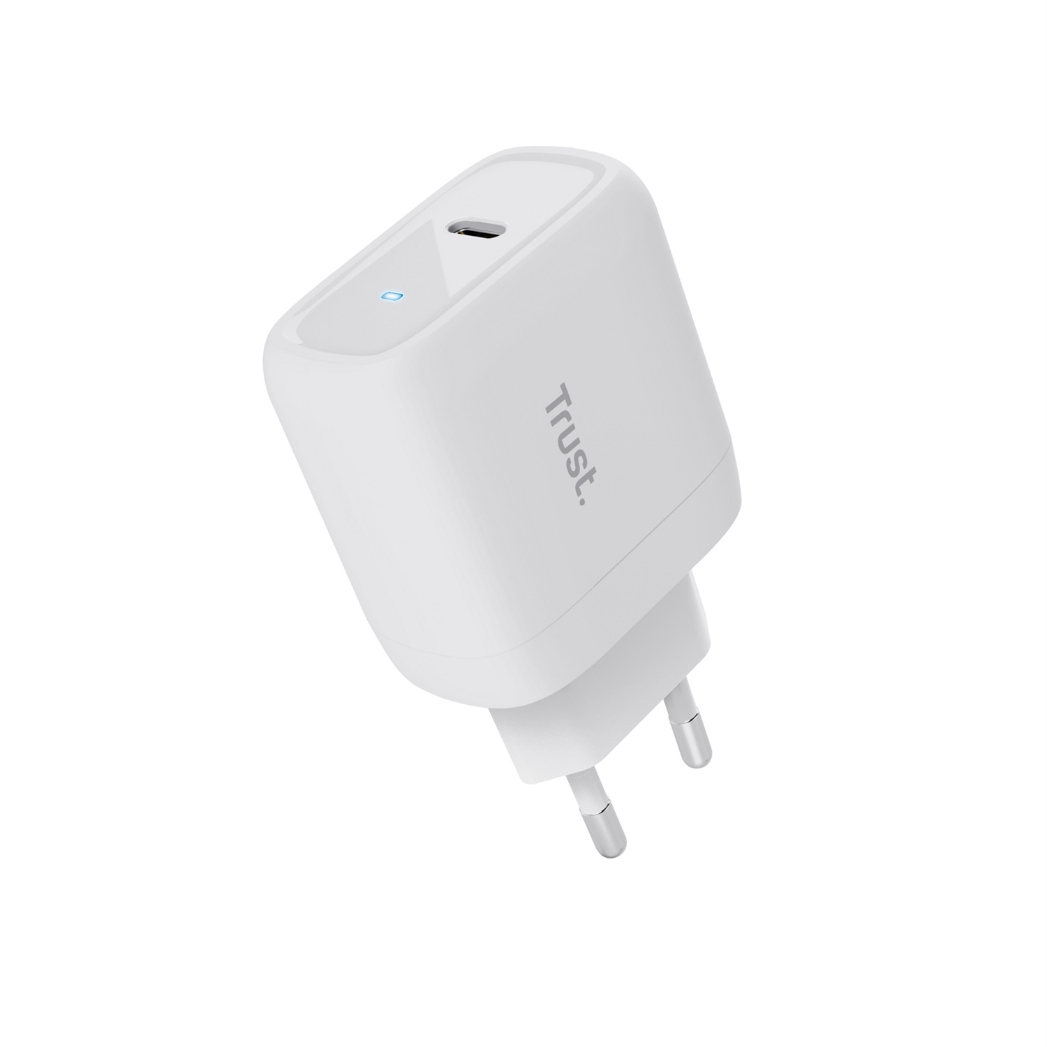 Trust Maxo 45W Caricatore Universale USB-C Bianco con Cavo da 2m, Tensione di Uscita 20V