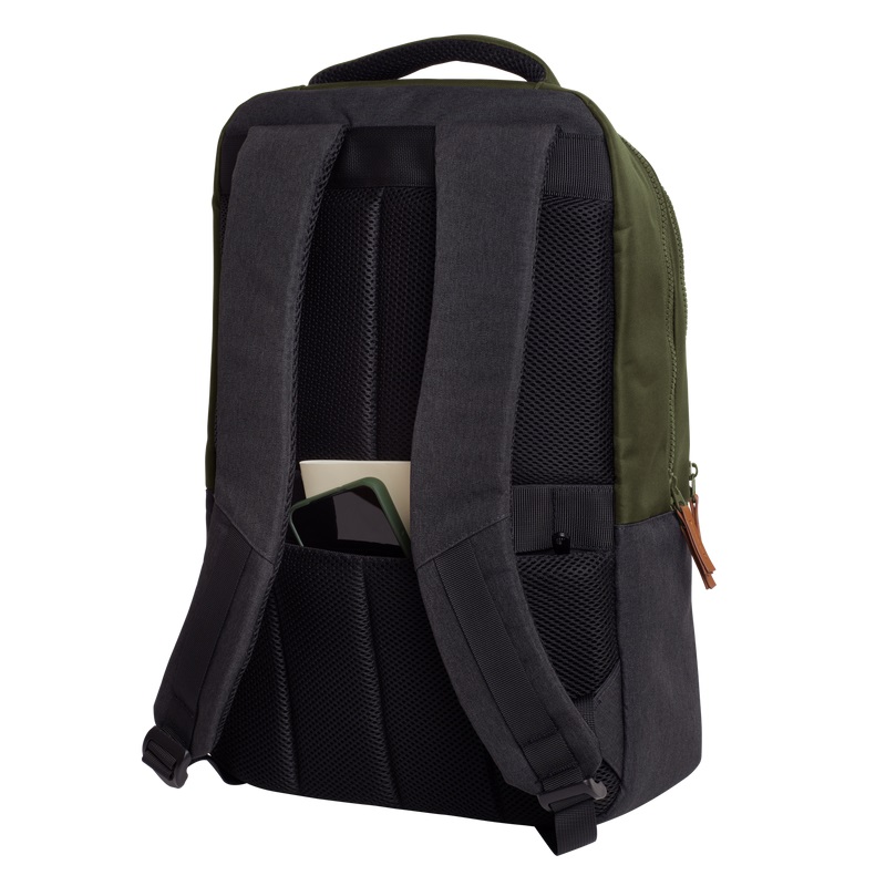 Trust Lisboa Zaino Eco-Friendly 40,6 cm (16 pollici) Verde - 23 Litri, Realizzato in Plastica Riciclata