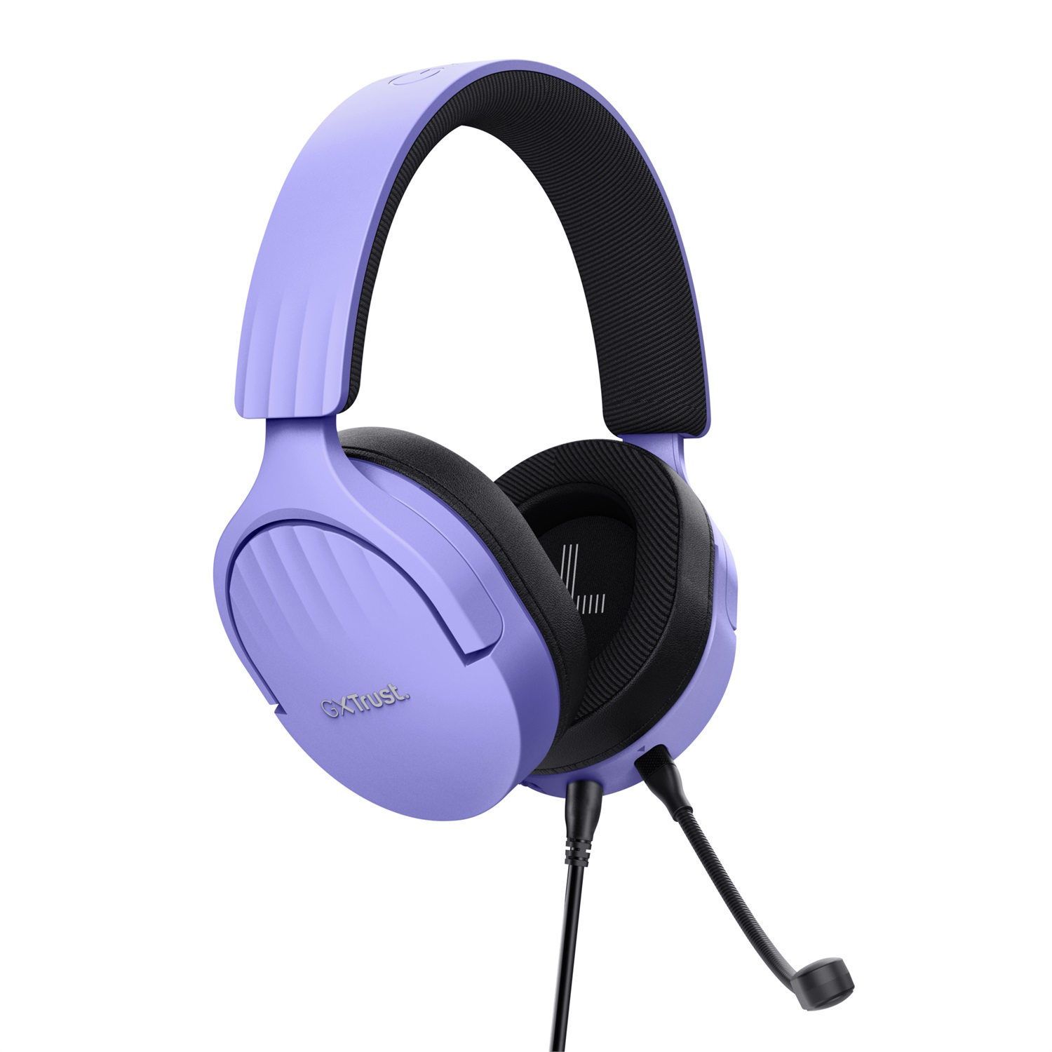 Trust GXT 489P FAYZO Auricolare Cablato Over-ear Gaming con Audio Virtual Surround 7.1, Driver da 50 mm, Nero e Viola