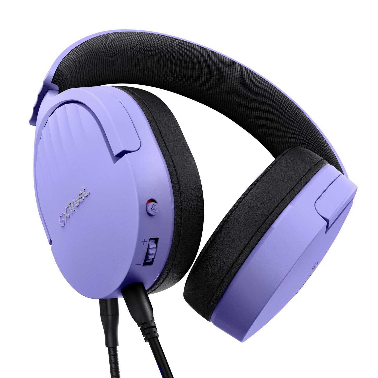 Trust GXT 489P FAYZO Auricolare Cablato Over-ear Gaming con Audio Virtual Surround 7.1, Driver da 50 mm, Nero e Viola